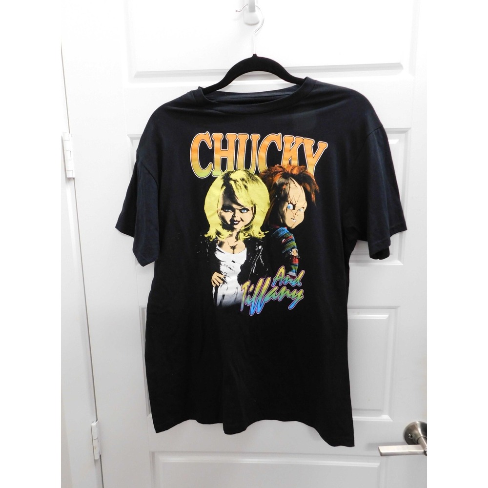 Chucky and Tiffany Bride‎ Of Chucky Size L Shirt Official NEW WITHOUT TAG